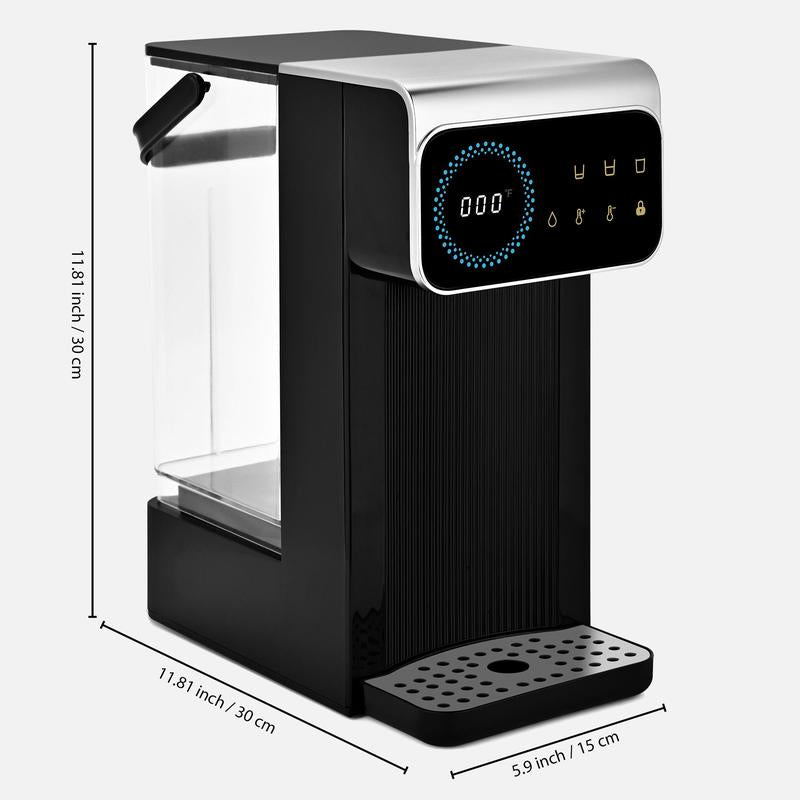Susteas Instant Hot Water Dispenser with Five Temperature Settings, Three Capacity Options, 3L Tank, and Child Safety Lock