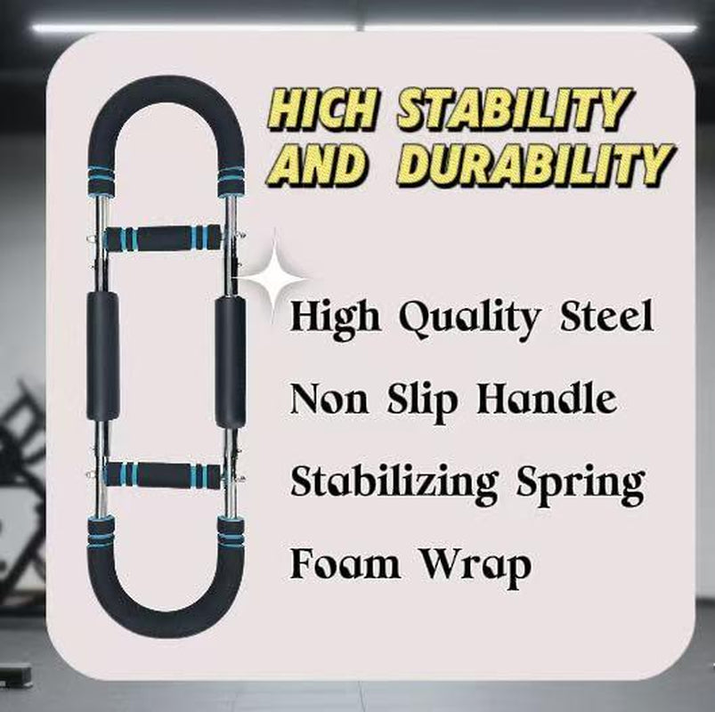 2-In-1 Adjustable Arm Strengthener and Forearm/Chest Trainer - Portable Home Gym Equipment